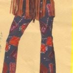 Hippie hose bunt