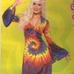 hippie kleid tie dye